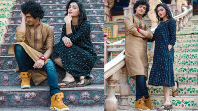 [Photos] Ethnic Ecstasy: RadhaKrishn Jodi Sumedh Mudgalkar and Mallika Singh get cosy during romantic photoshoot, fans love it