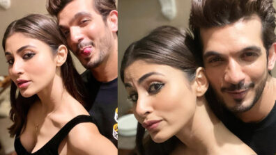 [Photos] Love you guys: Unseen private party moments of Mouni Roy and Arjun Bijlani go viral on internet