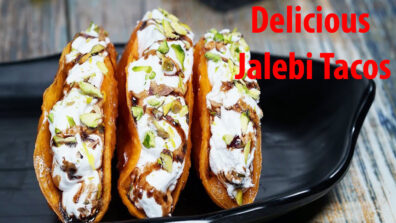 Prepare A Delicious Jalebi Tacos In This Simple Way For A Perfect Dessert