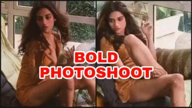 Private hot photoshoot video: Bengali beauty Nusrat Jahan poses like a sensuous queen, fans go bananas