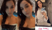 Private Video: Nora Fatehi caught on camera taking a bath, fans can’t stop crushing