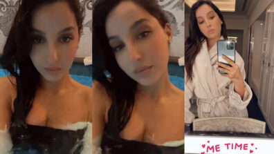 Private Video: Nora Fatehi caught on camera taking a bath, fans can’t stop crushing