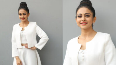 Rakul Preet Singh Gave Us Perfect White Skirt Look For Your Every Festive Season