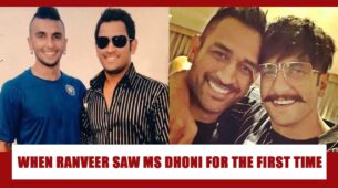 RARE MOMENT: When Ranveer Singh was STARSTRUCK seeing MS Dhoni for the FIRST TIME