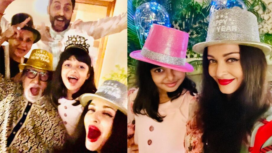 Rare unseen goofy happy family picture: Amitabh, Abhishek, Aishwarya Rai, Aaradhya, Jaya party hard together