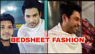 Rare & unseen photo of Bigg Boss 13 winner Siddharth Shukla wrapped in bedsheet in public goes viral