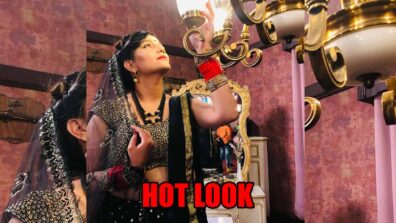 Sapna Choudhary Shares Her 1st Hot Look Of 2021 In Black Lehenga