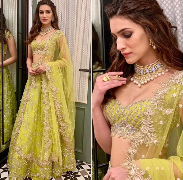 Shilpa Shetty, Sara Ali Khan, Kriti Sanon: Attractive Looks In Yellow Lehenga - 2