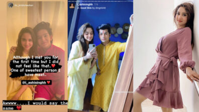 Sizzling Chemistry: Ashi Singh finally reveals about the ‘sweetest’ special person in her life, fans are jealous