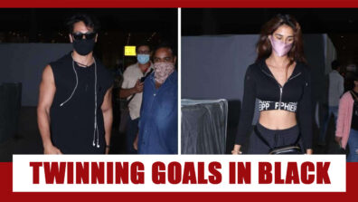 SIZZLING CHEMISTRY: When Tiger Shroff And Disha Patani Gave Serious TWINNING GOALS In Black