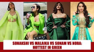 Sonakshi Sinha, Malaika Arora, Sonam Kapoor, Nora Fatehi:  Attractive Actresses Who Nailed In Hues Of Green