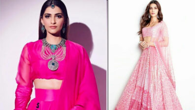 Sonam Kapoor Or Kriti Sanon: Which Hot Diva Rocked The Pink Lehenga?