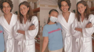 Spa Time: Unseen romantic photo of Ishaan Khatter and Ananya Panday in shower gown from Maldives goes viral