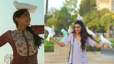 Spain Diaries: Keerthy Suresh does a ‘Masakkali’ like Sonam Kapoor with pigeons, fans can’t stop crushing