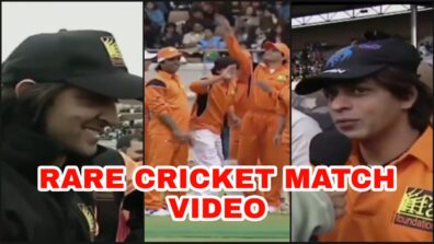 SUPER RARE VIDEO: When Hrithik Roshan and Shah Rukh Khan played a cricket match against each other at Netherlands