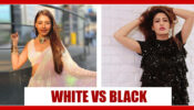 Surbhi Chandna In Black Glittery or White Glittery One-Piece: Which Look Of The Diva Is Most Ravishing?