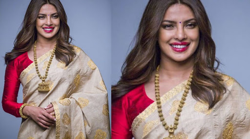 Take A Look A Priyanka Chopra’s Hottest Saree Wardrobe Perfect For Any Function - 2