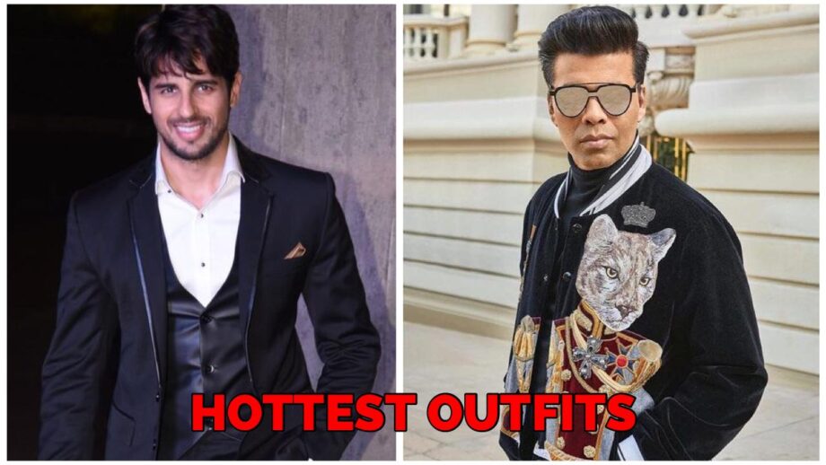 Take A Look At BFFs Karan Johar & Siddharth Malhotra's Top 5 Hottest Outfits 307575