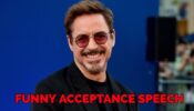 Take A Look At Robert Downey Jr. Most Savage Award-Winning Speech Ever Heard