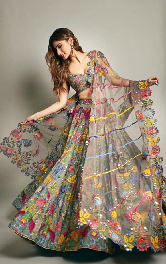 Take Cues From Mouni Roy On How to Style Your Lehenga Celebrity Style - 2