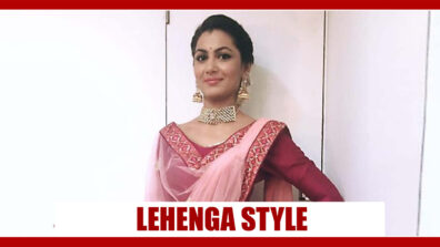 Take Cues From Kumkum Bhagya Fame Sriti Jha On How To Style Our Lehenga Celebrity Style