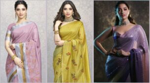 Tamannaah Bhatia Top Attractive Saree Looks That Will Make You Sweat