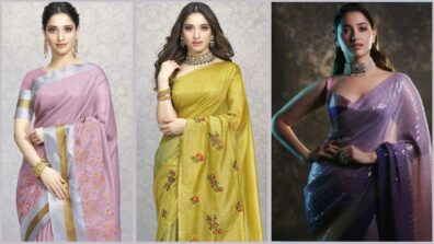 Tamannaah Bhatia Top Attractive Saree Looks That Will Make You Sweat