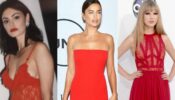 Taylor Swift, Irina Shayk, Or Rosie HW: Which Diva Looks Ravishing Hot In Red Gown?