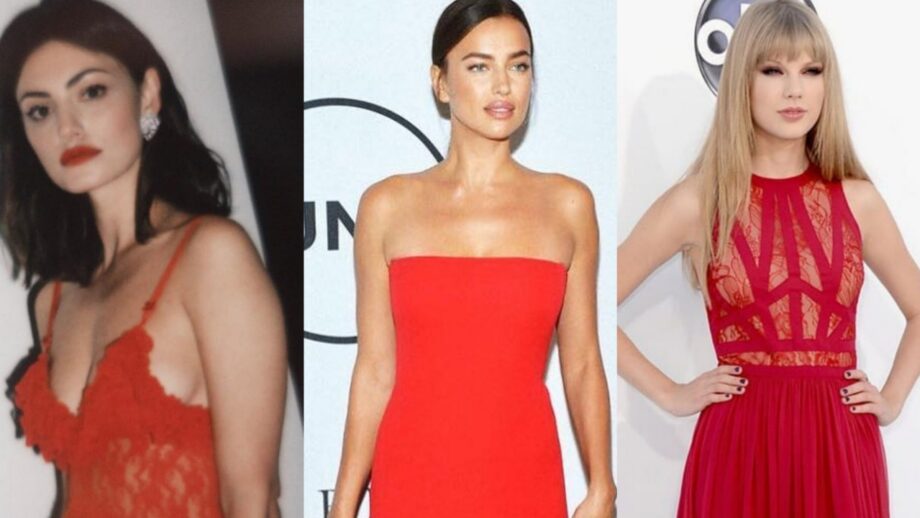Taylor Swift, Irina Shayk, Or Rosie HW: Which Diva Looks Ravishing Hot In Red Gown? 298760