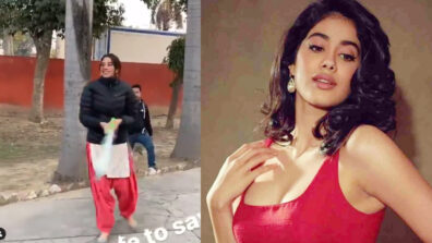 That’s a six: Janhvi Kapoor plays cricket on her movie sets, video goes viral on social media