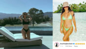 This is Paradise: Kim Kardashian sets internet on fire with her black bikini look, Kourtney Kardashian finds it super-hot
