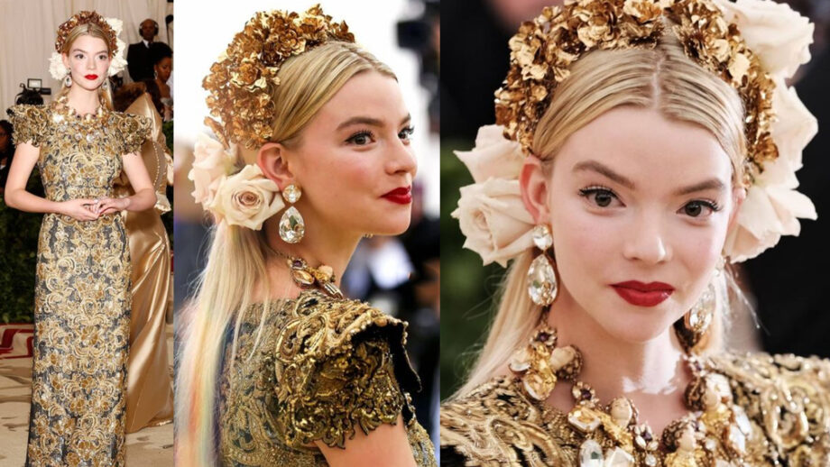 Throwback: Anya Taylor-Joy Looks Simply Hot In Her 2018 Met Gala Golden Outfit: See Pic 305638