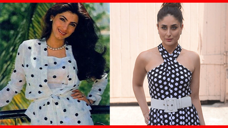 Throwback: Dimple Kapadia Or Kareena Kapoor: Which Diva Wore The Polka Dot Outfit Better?