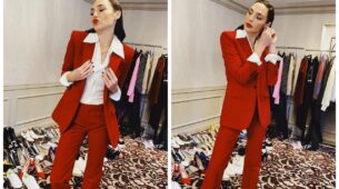 Throwback: Have You Seen Gal Gadot’s Ravishing Look In Red Pantsuit