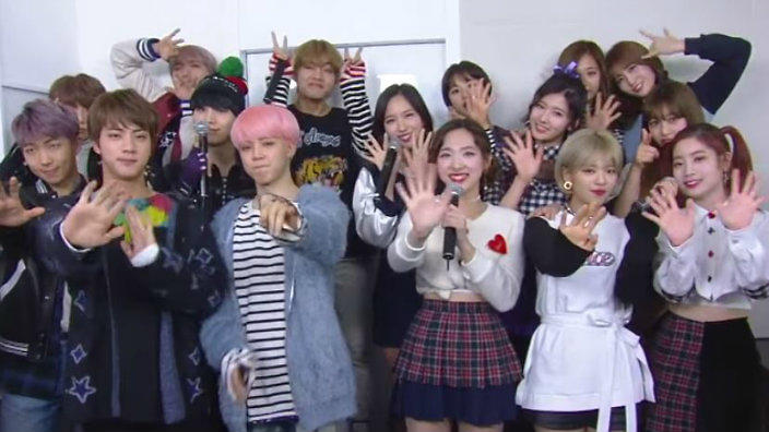 Times When BTS & Twice Shared Beautiful Moments Together - 1