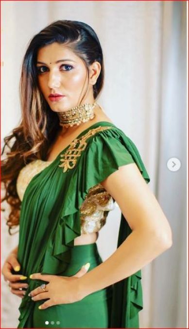 Crop Tops Or Sarees: Take Cues From Sapna Choudhary On How To Style Your GREEN Outfits Like A Celebrity - 2