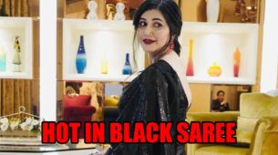 Ufff!!!!! That’s Hot: Sapna Choudhary Looks Too Hot To Handle In Black saree
