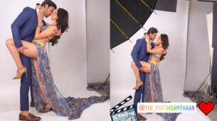Unseen BTS Video: Kasautii Zindagii Kay fame Parth Samthaan caught getting romantic with a hot girl, fans feel jealous