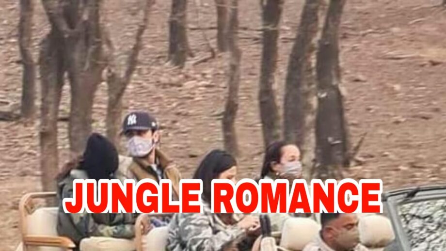 Unseen Photo: What are lovebirds Ranbir Kapoor and Alia Bhatt doing in the middle of jungle?