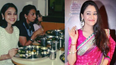 Unseen rare photo of TMKOC fame Disha Vakani aka Dayaben enjoying Gujarati thali goes viral