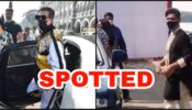 #VarunNatasha KiShaadi: Karan Johar & Manish Malhotra spotted ahead of the big wedding