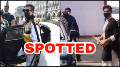 #VarunNatasha KiShaadi: Karan Johar & Manish Malhotra spotted ahead of the big wedding