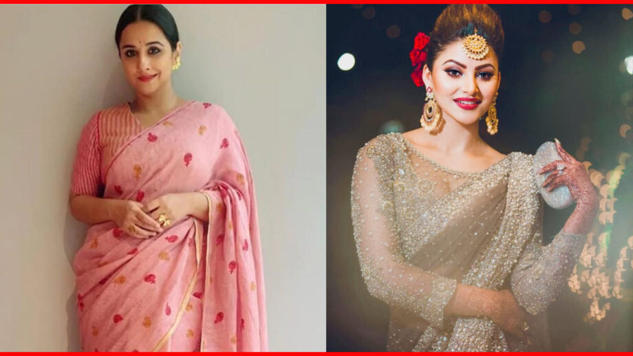 Vidya Balan To Urvashi Rautela: Divas Who Had The Hottest Looks In Saree In 2020 301470
