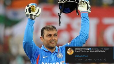 Virender Sehwag Takes To Social Media As He Speaks About India’s Loss After 1st Test