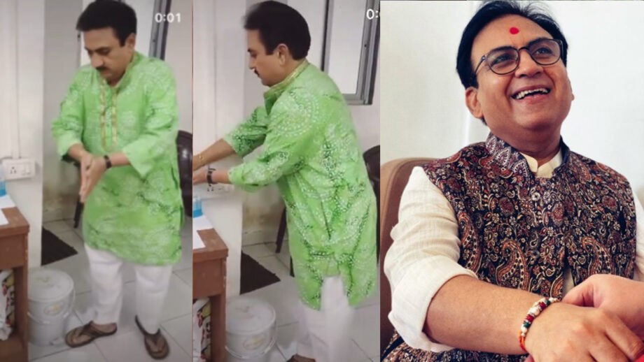 Watch Funny Video: This is how Dilip Joshi aka Jethalal is taking precaution for Covid-19