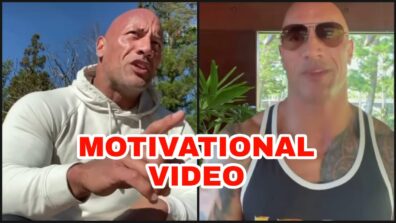 Watch Video: Dwayne Johnson aka The Rock shares motivational speech, D-Nice says  ‘beautiful bro’