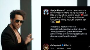Watch Video: Tiger Shroff finally brings out the ‘casanova’ inside him, Disha Patani loves it