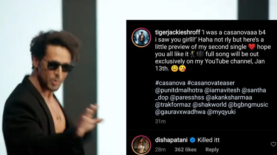 Watch Video: Tiger Shroff finally brings out the 'casanova' inside him, Disha Patani loves it