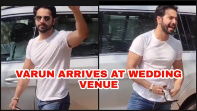 Watch Video: Varun Dhawan arrives at Alibaug venue ahead of his wedding on Sunday