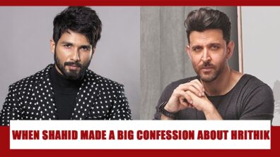 WATCH VIDEO: When Shahid Kapoor made a BIG CONFESSION about Hrithik Roshan